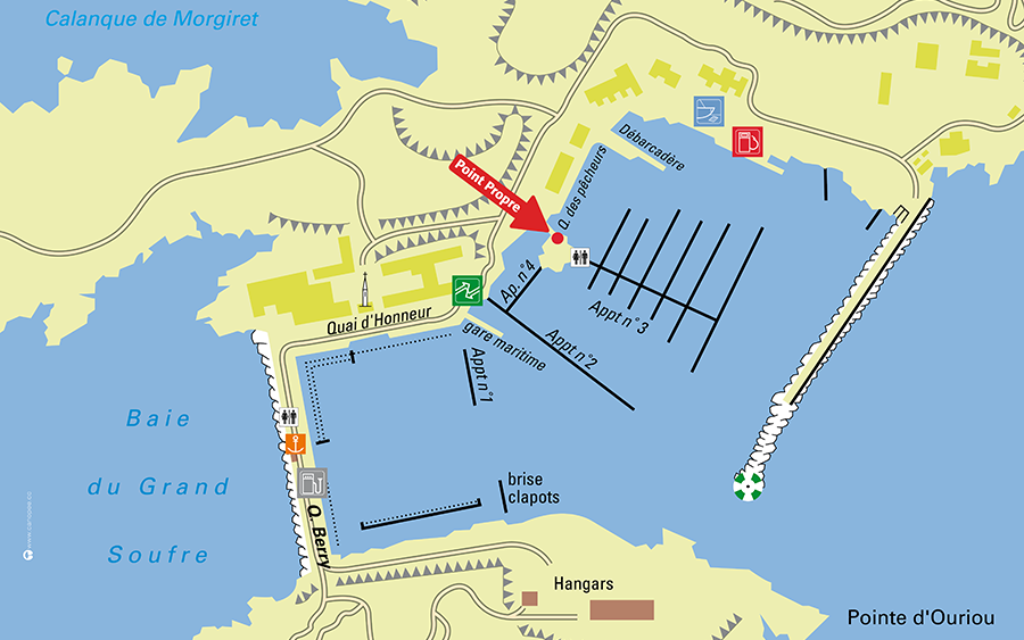 plan port de plaisance de marseille
